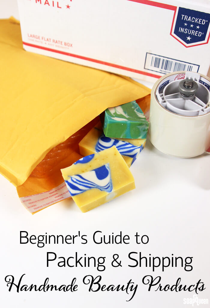How to package and ship delicate handmade products like soap can be a tricky process! This post goes over the basics of protecting your items during transit.