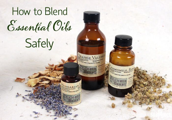 Learn how to safely add multiple kinds of essential oils into soap or other bath and beauty products.